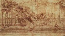 Haga click para ver la imagen ampliada vinci leonardo da_13_perspective study for 'adoration of th.jpg